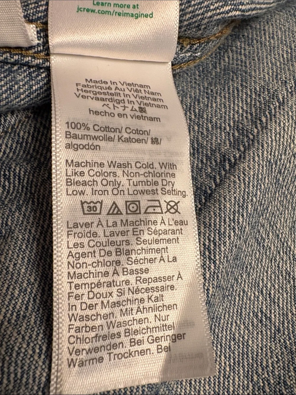 J Crew New classic denim jacket in Bianca wash women’s BY012 Size XS NWOT